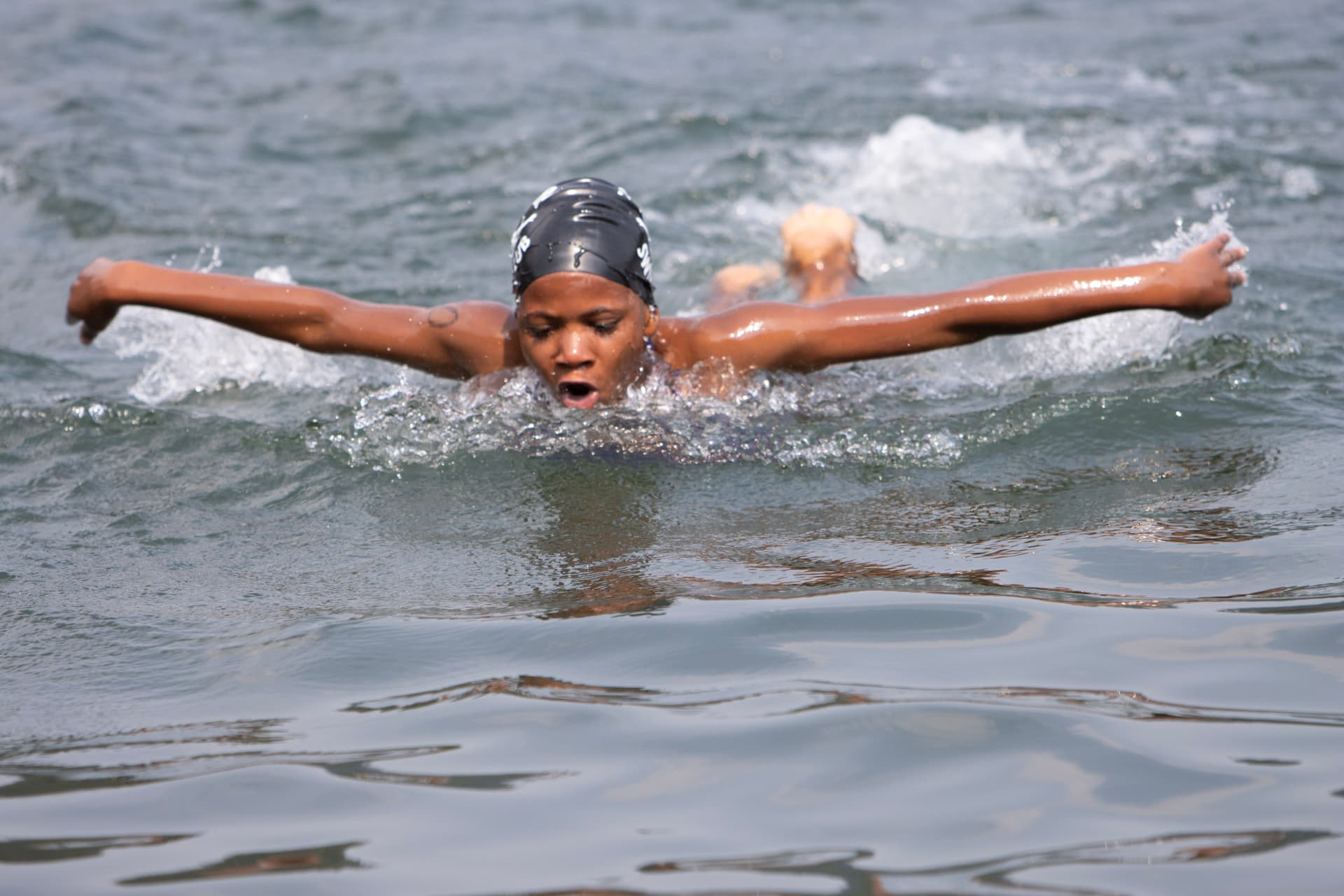 Ishyaka swimmer in butterfly